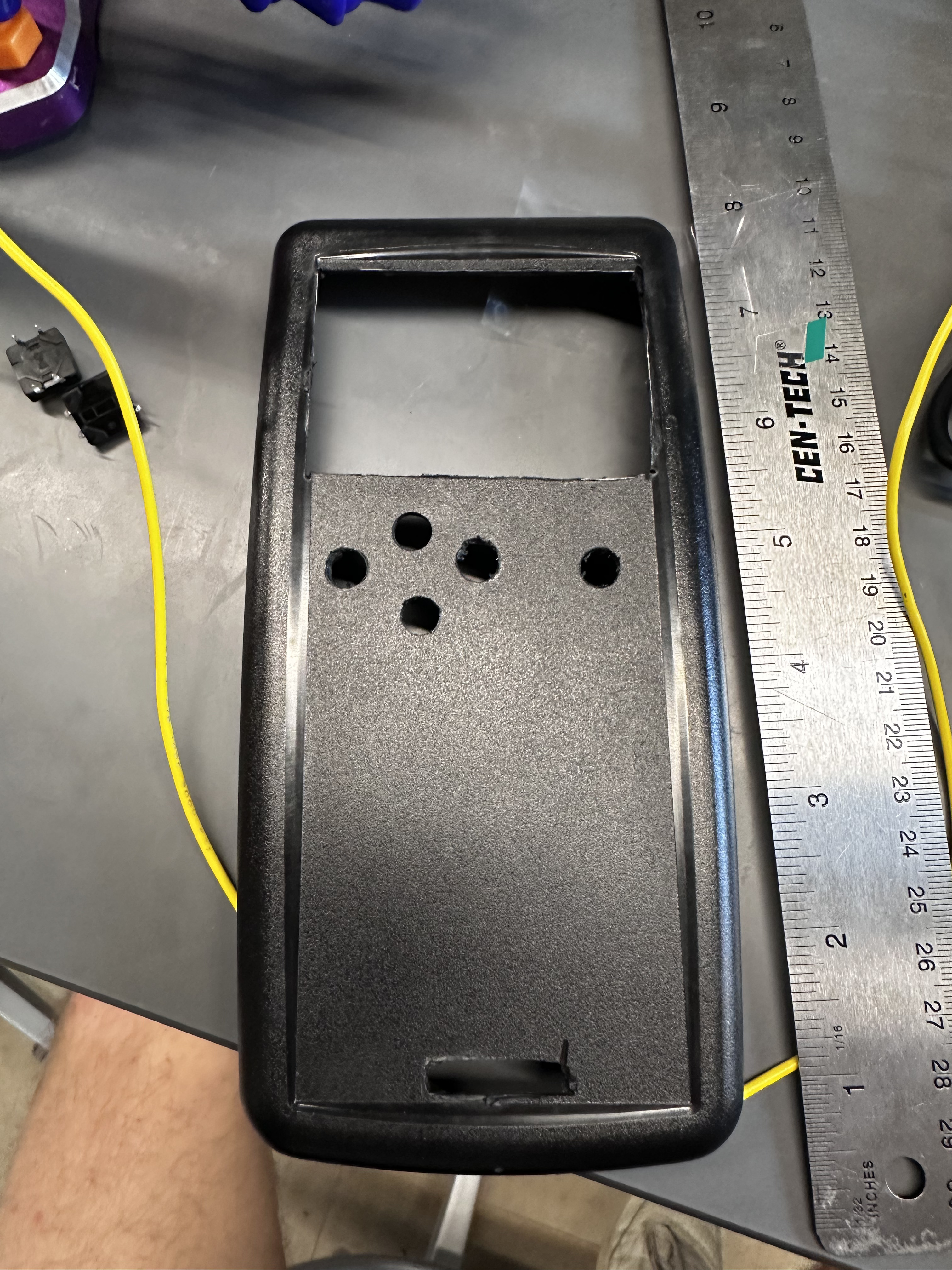Holes in case